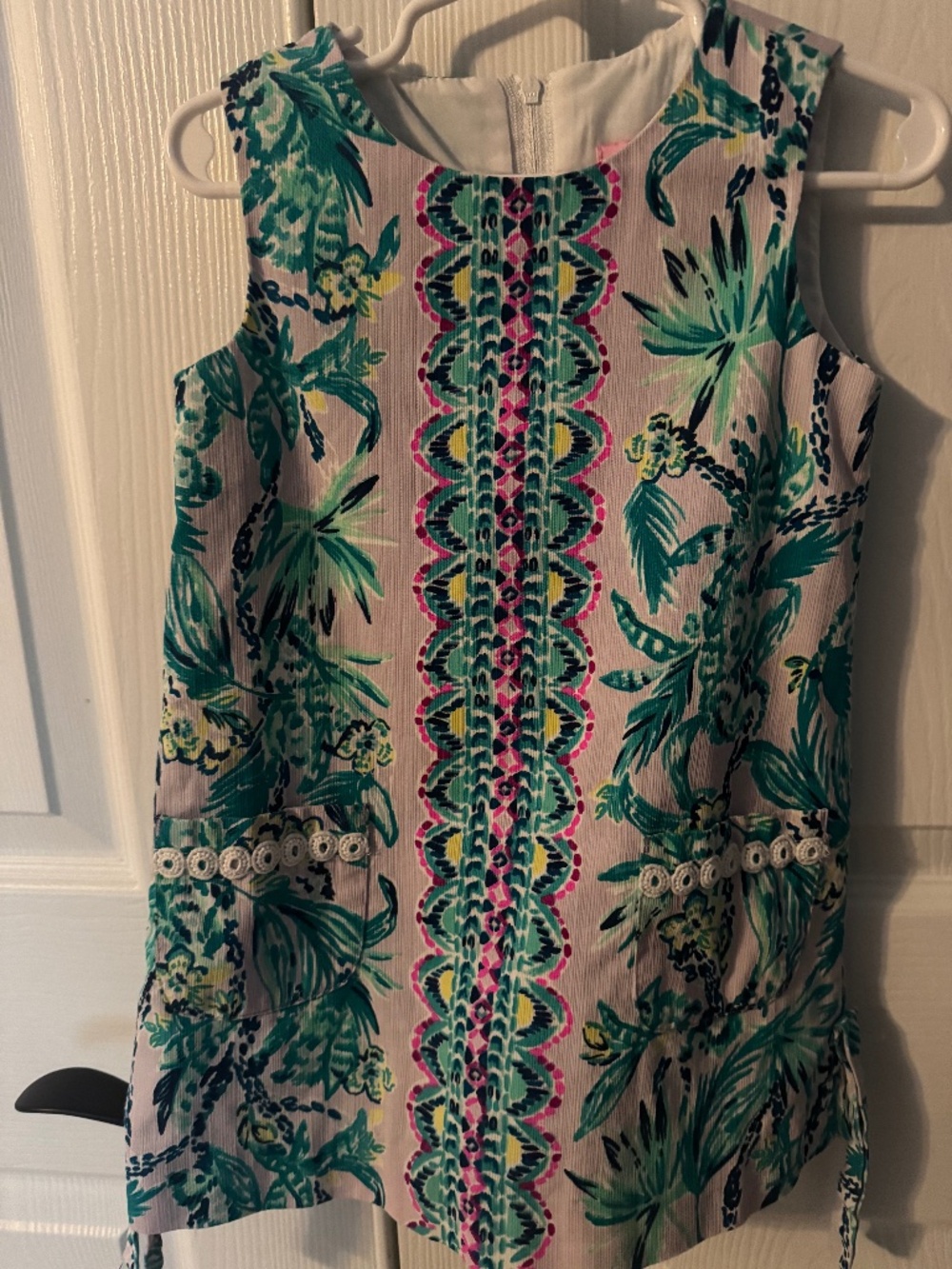 Lilly Pulitzer size 3 girls green dress rarely worn